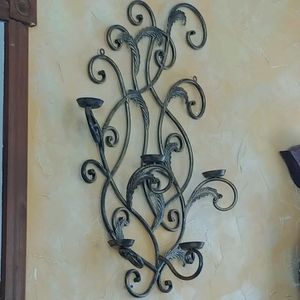 Bronze candle holders